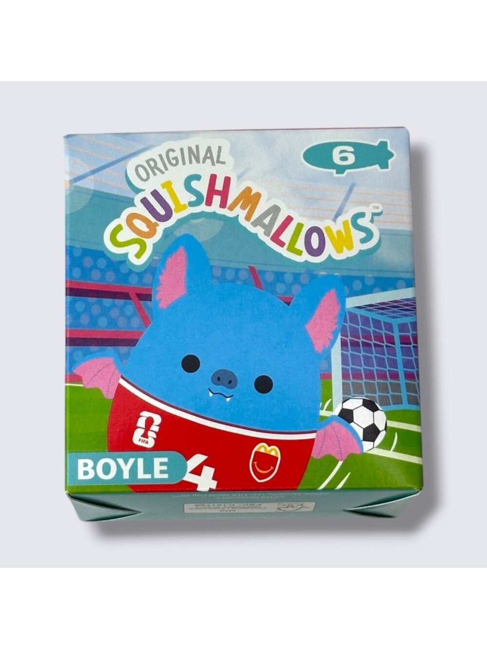 Original Squishmallows FIFA 2026 Happy Meal Soccer Edition Plush Toy Box - Boyle